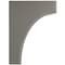 Ekena Millwork 5 1/4"W x 6"D x 8"H Clarksville Wood Vintage Decor Bracket, Reclaimed Grey BKTWD05X06X08CVGY - alternate 2